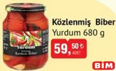 YURDUM KÖZLENMİŞ BİBER 680 G